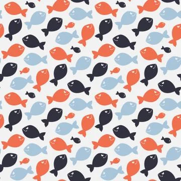 Pattern fish Stock Illustration