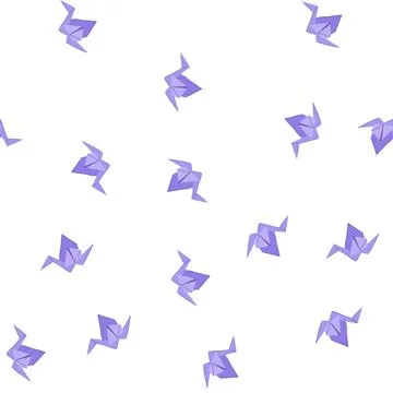 Pattern fish origami animals cartoon vector Stockillustratie