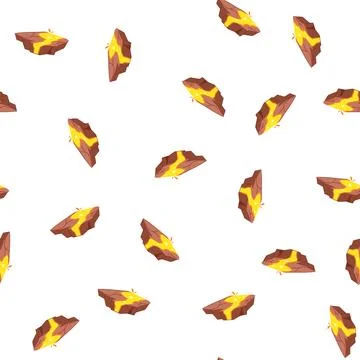 Pattern fissure lava platform cartoon vector Stock Illustration