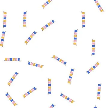 Pattern flag birthday flags cartoon vector 스톡 일러스트