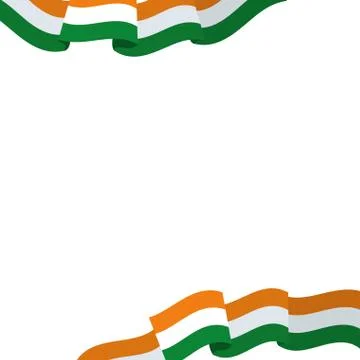 Pattern of flag indian isolated icon Stock Illustration