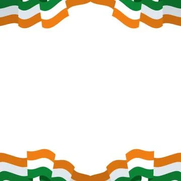 Pattern of flag indian isolated icon Stock Illustration