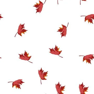 Pattern flag maple leaf cartoon vector 스톡 일러스트