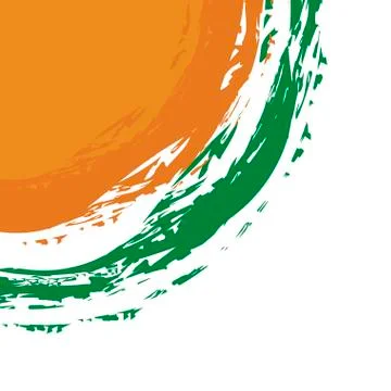 Pattern of flag patriotic indian Stock Illustration