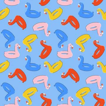 Pattern flamingo Stock Illustration