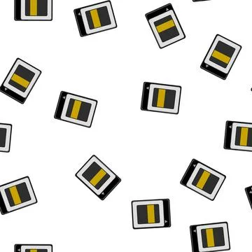 Pattern flash memory card cartoon vector イラスト素材
