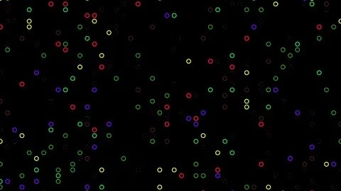 Pattern of flashing circles. high density. seamless loop Stock Footage 84839255