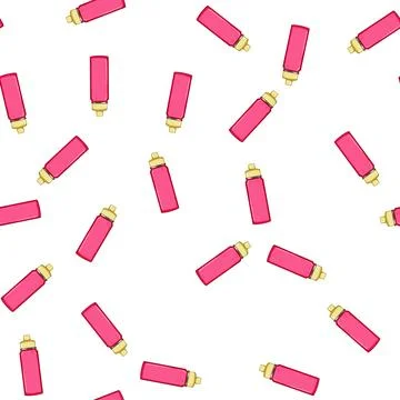 Pattern flask thermos bottle cartoon vector Stock Illustration