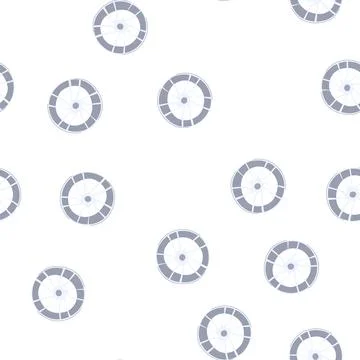 Pattern flat design alloy wheel vector on white イラスト素材