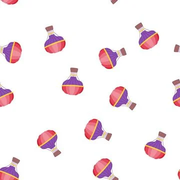 Pattern flight hot air balloon cartoon vector 스톡 일러스트