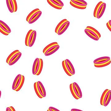 Pattern float inflatable swimming pool cartoon vector イラスト素材