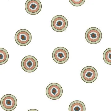 Pattern floral boho rug cartoon vector Stockillustratie