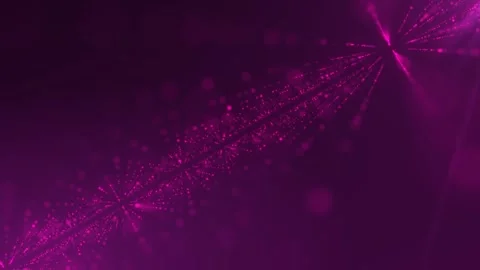 Pattern, flow and ray of light of futuristic particles. Particle flow moving Stock Footage 308111944