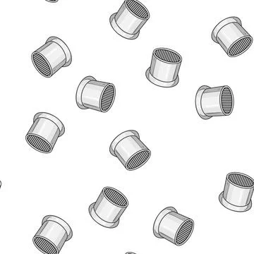 Pattern flow faucet aerator cartoon vector 库存插图