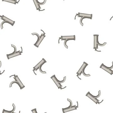 Pattern flow kitchen faucet cartoon vector 스톡 일러스트