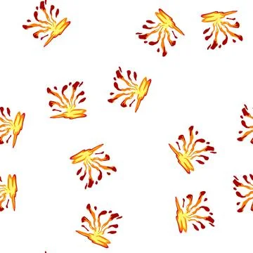 Pattern flow liquid lava cartoon vector Illustrazione stock