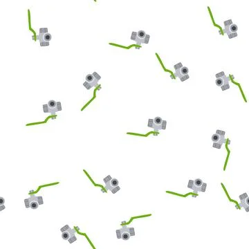 Pattern flow plumbing valve cartoon vector Stock Illustration