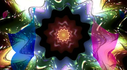 Pattern - a flower Stock Footage 16660879