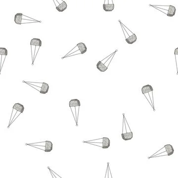 Pattern flower hanging planter cartoon vector 스톡 일러스트