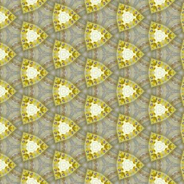 Pattern Flower Kaleidoscope triangle Pattern, effect 3d Illustrazione stock