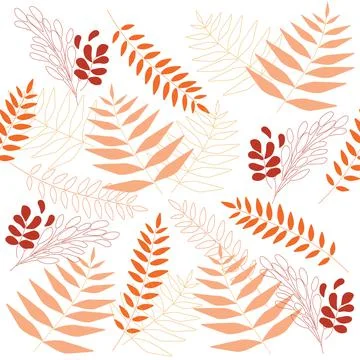 Pattern with flowers with copy space Stock Illustration