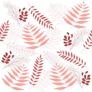 Pattern with flowers with copy space Stock Illustration