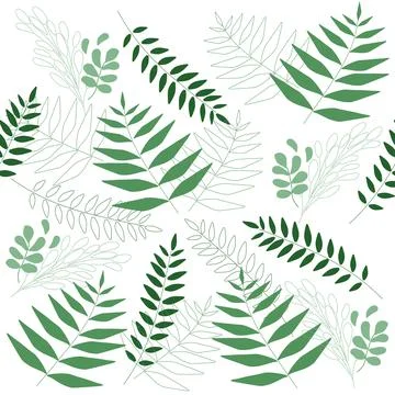 Pattern with flowers with copy space Stock Illustration