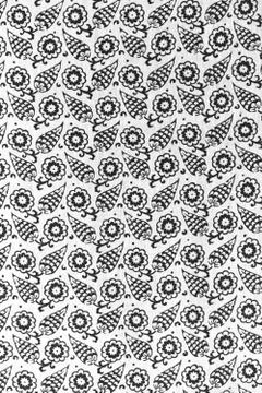 Pattern with flowers Stock Illustration
