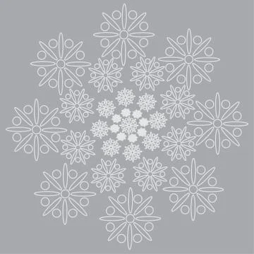 The pattern of flowers Stock Illustration