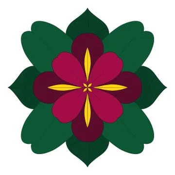 Pattern flowers Stock Illustration