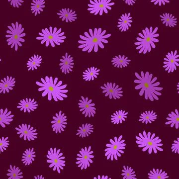 Pattern with flowers Stock Illustration
