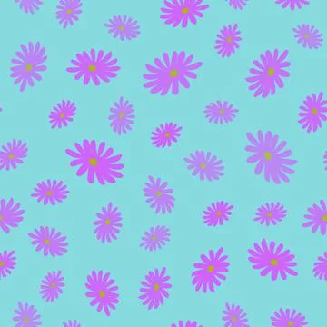 Pattern with flowers Stock Illustration