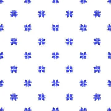 Pattern with flowers Stock Illustration