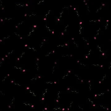 Pattern with flowers Stock Illustration