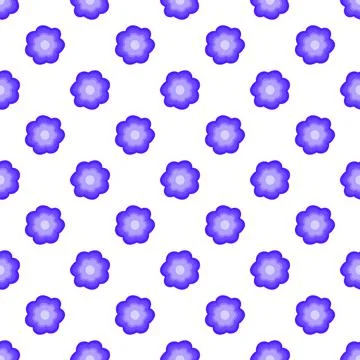 Pattern with flowers Stock Illustration
