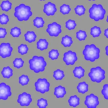 Pattern with flowers Stock Illustration
