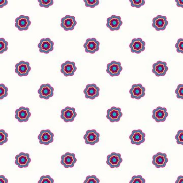 Pattern with flowers Stock Illustration