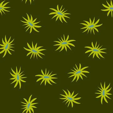 Pattern with flowers Stock Illustration