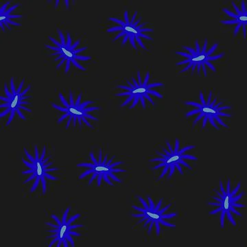 Pattern with flowers Stock Illustration