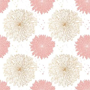 Pattern flowers Stock Illustration