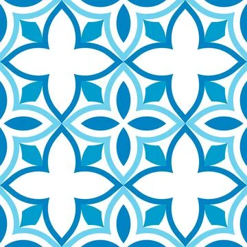 Pattern flowers seamless blue colors 스톡 일러스트