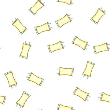 Pattern fluid iv drip bag cartoon vector イラスト素材