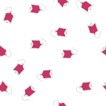 Pattern fluid iv drip bag cartoon vector イラスト素材