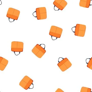 Pattern flute travel organizer cartoon vector Stock Illustration