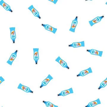 Pattern fly insect repellent cartoon vector Stock Illustration