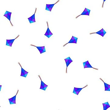 Pattern fly kite sky cartoon vector 스톡 일러스트