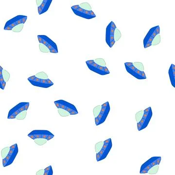 Pattern flying saucer vector representing alien travel 스톡 일러스트