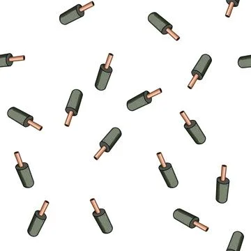Pattern foam pipe insulation cartoon vector Stock Illustration