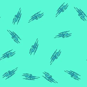 Pattern fog cloud sketch hand drawn Illustrazione stock