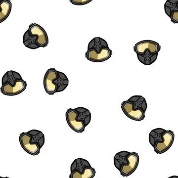 Pattern fog goggles ski cartoon vector Illustrazione stock